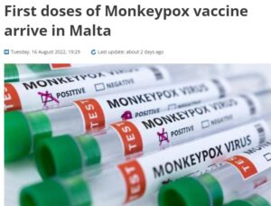 Read more about the article Now that Malta is stockpiling on monkeypox vaccines  the local health authorities are offering herds to line up to take another jab in a span of two years!