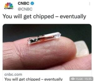Read more about the article Within the microchip implant agenda  there is the push for a cashless and card-less society.
