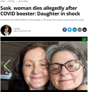 Read more about the article A vigil was held for a Canadian woman who died minutes after receiving a COVID booster at a pharmacy.