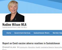 Read more about the article MLA Nadine Wilson  a Canadian independent politician  is calling for the Saskatchewan provincial government to investigate deaths from the Covid jabs.