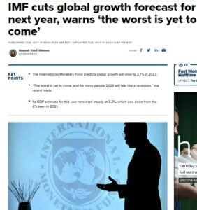 Read more about the article “Winter 2022 will be challenging for Europe  but winter 2023 will likely be worse” – the IMF.