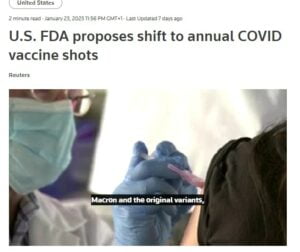 Read more about the article Now that the FDA has proposed a one year per Covid jab policy  is Dr Fearne of the same opinion that once Europe follows  it will be voluntary?