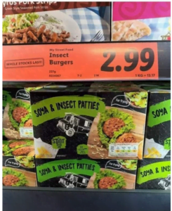 Read more about the article Lidl in Ireland and Italy started selling food made from insects.