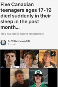 Read more about the article Five sudden deaths in just one month of five teenagers who died in their sleep!