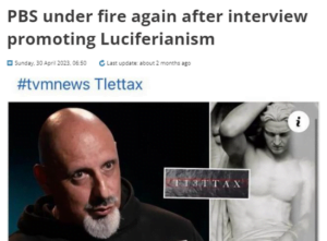 Read more about the article The propaganda programme T13ttax is now pushing for Luciferianism.