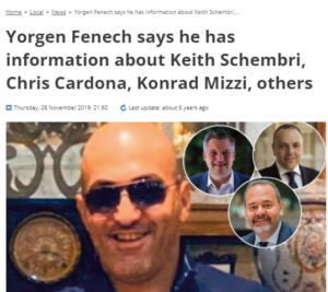 Read more about the article Why was Yorgen Fenech denied the possibility of giving information regarding Keith Schembri,  Konrad Mizzi,  Chris Cardona and others?