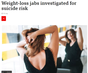 Read more about the article EMA is investigating weight-loss jabs due to a possible link to suicidal and self-harm thoughts among users.