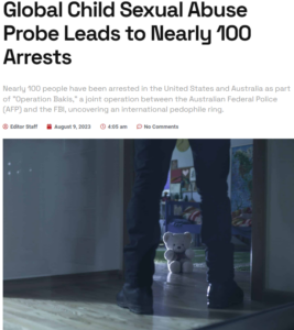 Read more about the article Operation Bakis: how the Australian Federal Police rescued at least 13 children from a paedophile ring as a result of a joint operation with the FBI.