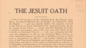 Read more about the article The Initiation Oath of the Jesuit Order