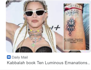 Read more about the article The Pop Star Madonna and the Occult Practice of the Cabala