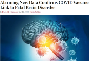 Read more about the article Two medical studies found that the Covid-19 vaccines cause Creutzfeldt-Jakob Disease, a fatal brain disorder