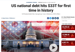 Read more about the article While the Biden administration has money to invest in Covid tests, the US federal debt has hit a dangerous new milestone of $33 trillion