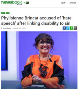 Read more about the article How the snowflakes want to use the speech that they hate against Phylisienne Brincat under the umbrella of ‘hate speech’