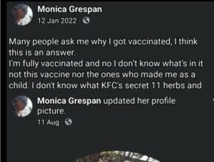 Read more about the article Monica Grespan was found dead at home in her bed. She is vaccinated with the Covid-19 vaccine
