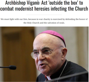 Read more about the article Father Fitzpatrick should follow Archbishop Vigano’s advice to ‘act outside the box’ so to fight the heresies that are infecting the Church