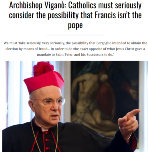 Read more about the article Archbishop Vigano’s Vitium Consensus – Pope Francis is not the pope (2)