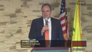 Read more about the article James Taylor, President of The Heartland Institute,  demolishes the “human-induced climate emergency” narrative, in two and a half minutes.