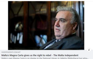 Read more about the article Why should Maltese rebels unite and reactivate the Magna Carta Libertatis?