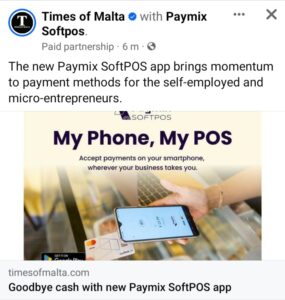 Read more about the article Times of Malta started selling you the cashless society