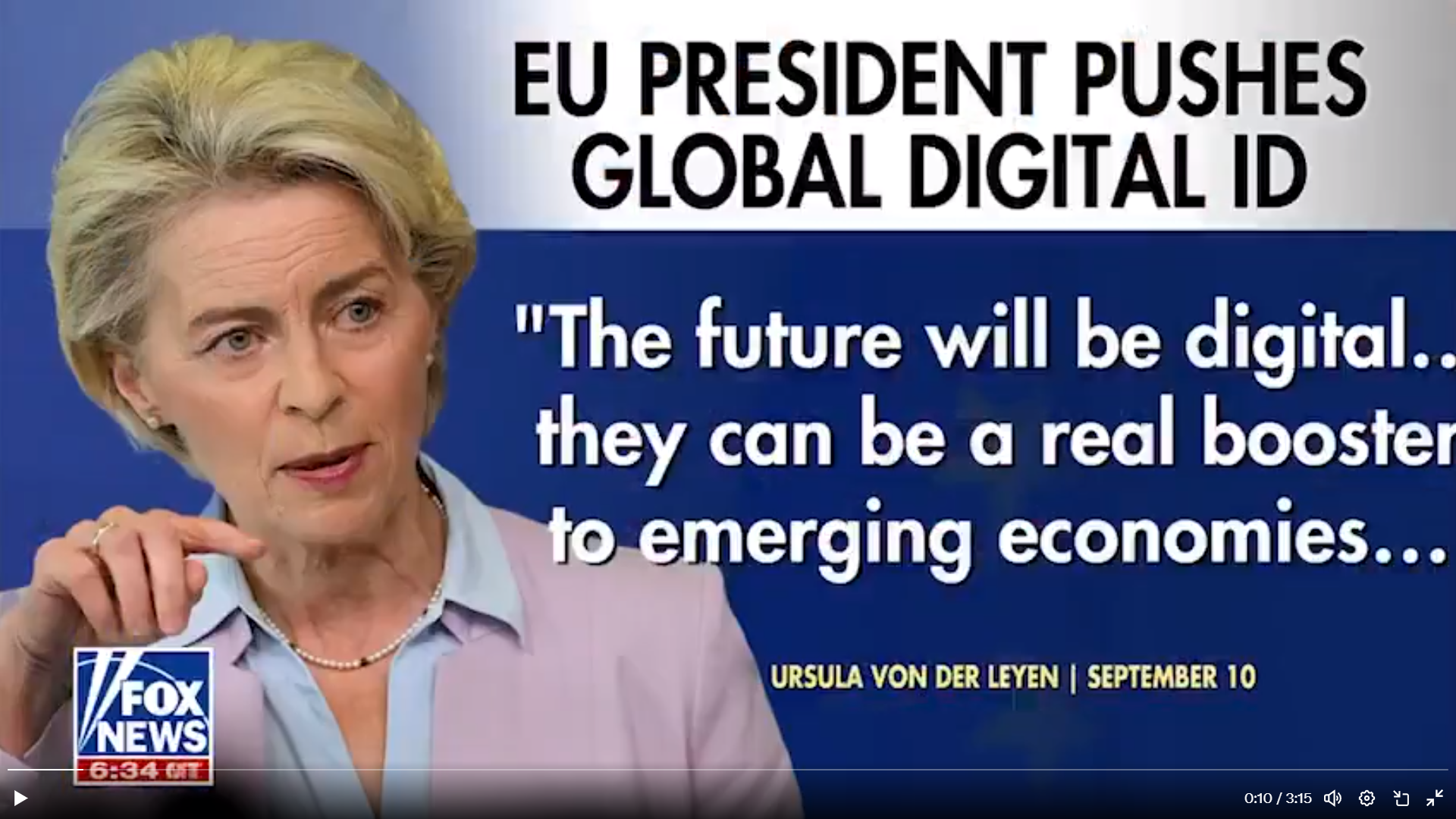 Read more about the article Nigel Farage on unelected Ursula von der Leyen’s push for all the world to have a Digital ID