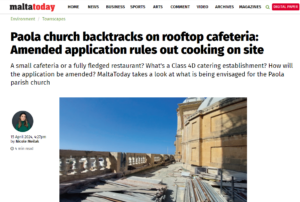 Read more about the article The Curia and Archdiocese of Malta continue to confirm to you that it is turning the Paola Christ the King Basilica into a hangout for thieves